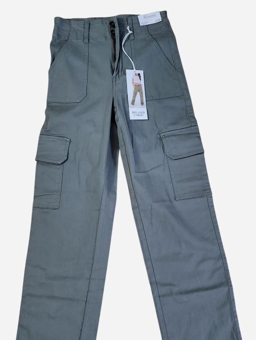 RE Generation Women's Gray Cargo Pants / NWT / Size: 3/26